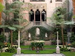 Plants & stairway in Isabella Stewart Gardner Museum, Boston top attractions near The Eliot Hotel