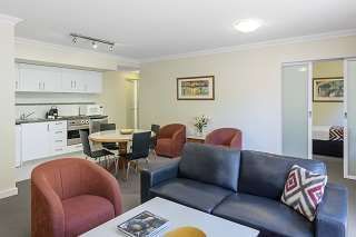 Lounge area in 1- Bedroom Apartments at Nesuto Mounts Bay