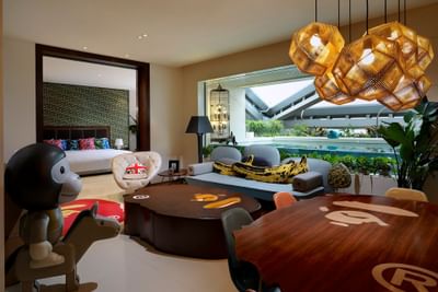 Interior of the Grand Deluxe King room at Hotel Eclat Beijing