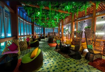 Torch Tea Garden at The Torch Doha Hotel in Qatar