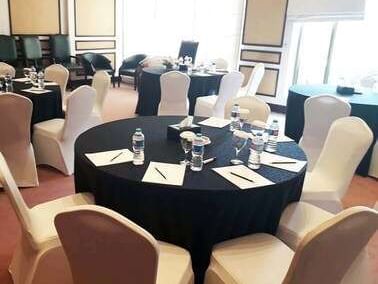 Table setup in Gulmit meeting room at Islamabad Serena Hotel