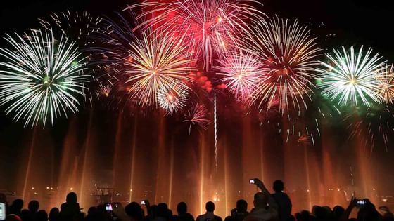 Fireworks at Expo 2020 - Two Season Hotel & Apartments in Dubai