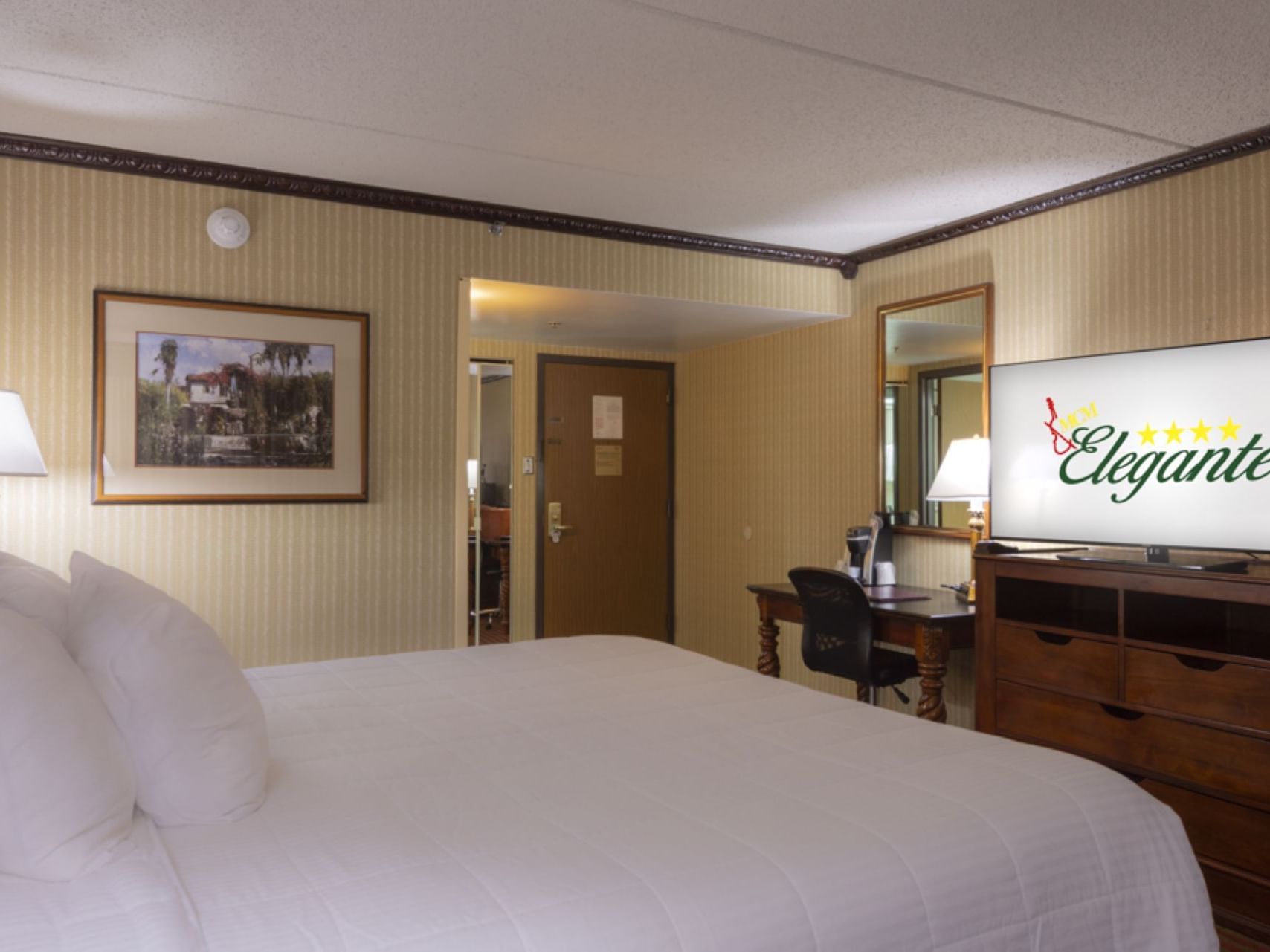 Interior of Standard king room at MCM Elegante Hotel Odessa