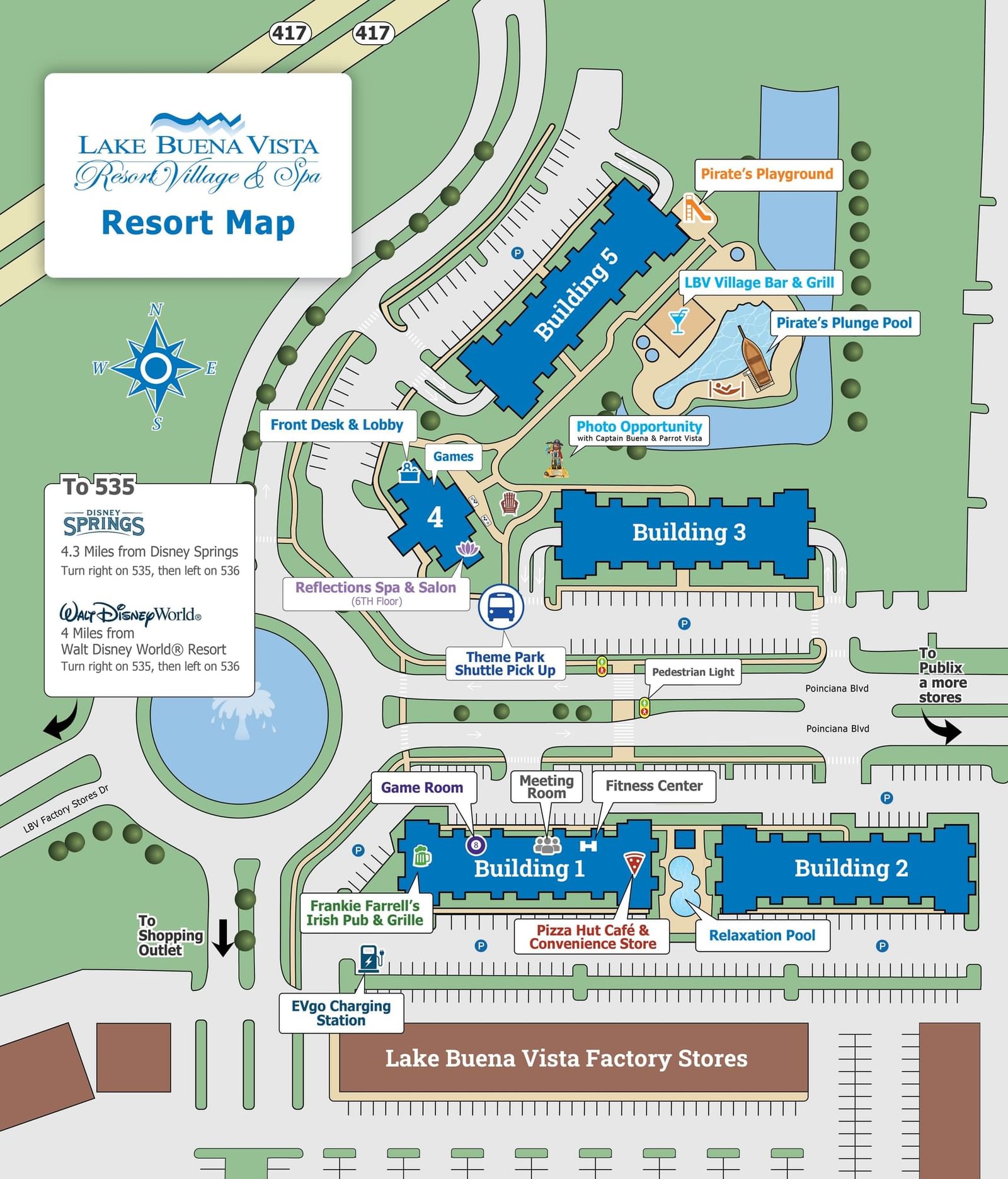 lbv resort village and spa resort- map 2024