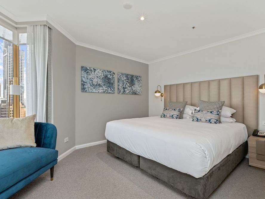 Deluxe 2 king bedroom view at The Sebel Quay West Suites Sydney