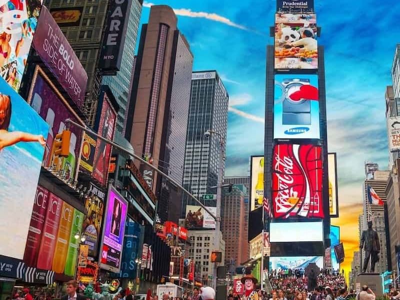 Times Square in Manhattan