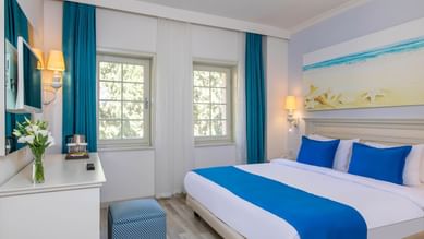 Bedroom with king size bed at Kairaba Bodrum Imperial
