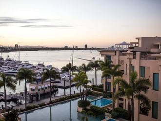 Marina View at Dusk from Imperial Gold Coast
