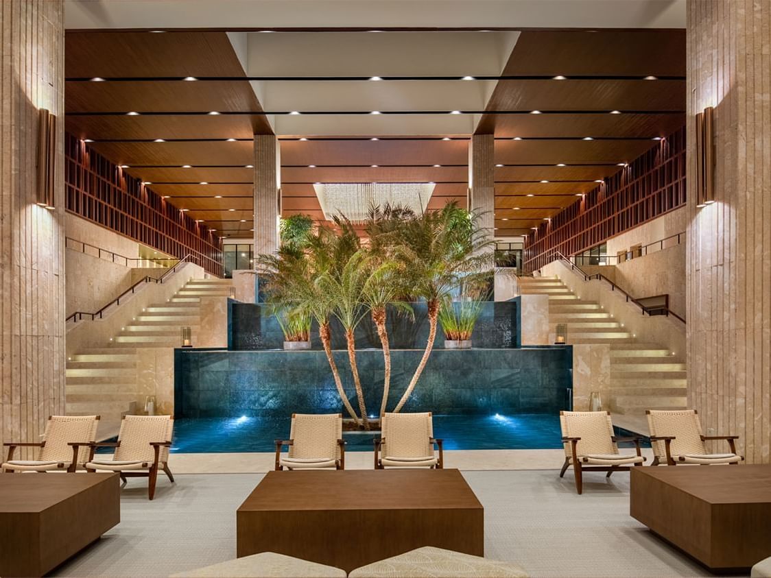 Lobby area at La Coleccion Resorts
