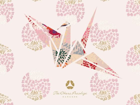 E-magazine origami cover at The Okura Prestige Bangkok
