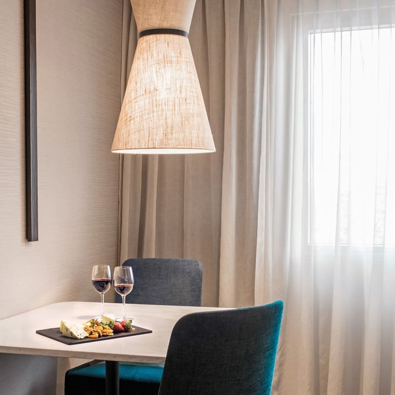 Dining table in the room at Crown Promenade Perth