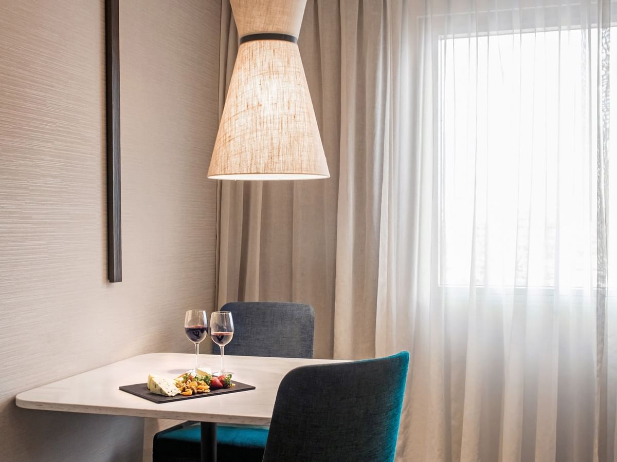 Dining table in the room at Crown Promenade Perth