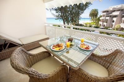 Balcony view of the Deluxe studio at Bougainvillea Resort
