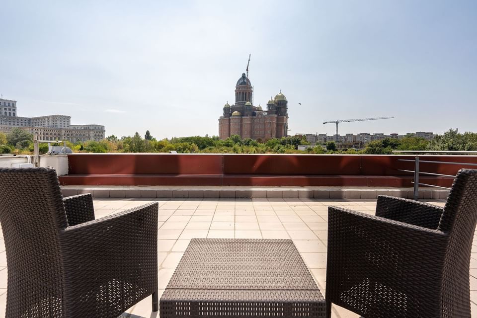 Junior Suite Terrace at Parliament Hotel in Bucharest