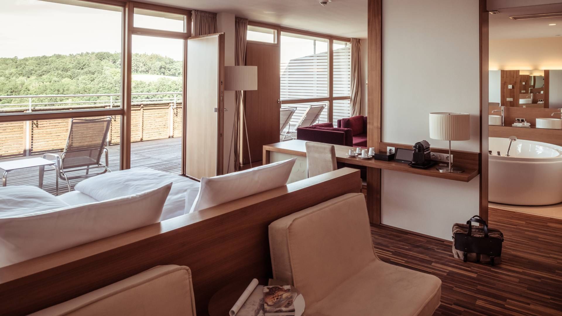 Spa Suite with Whirlpool Lounge at Falkensteiner Balance Resort