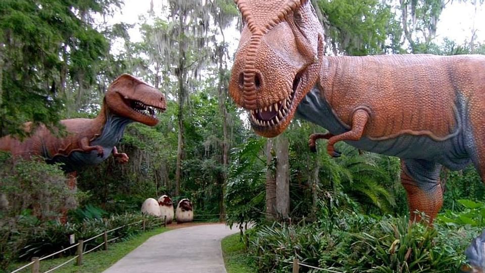Walking path of Dinosaur World near Legacy Vacation Resorts