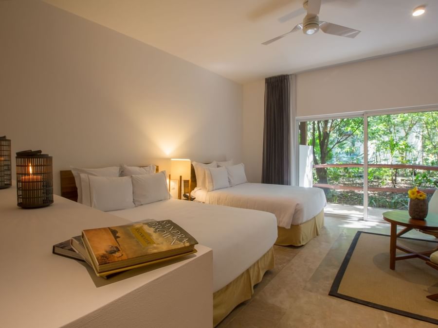 2 Double beds in Casita Stand Alone at The Explorean Cozumel