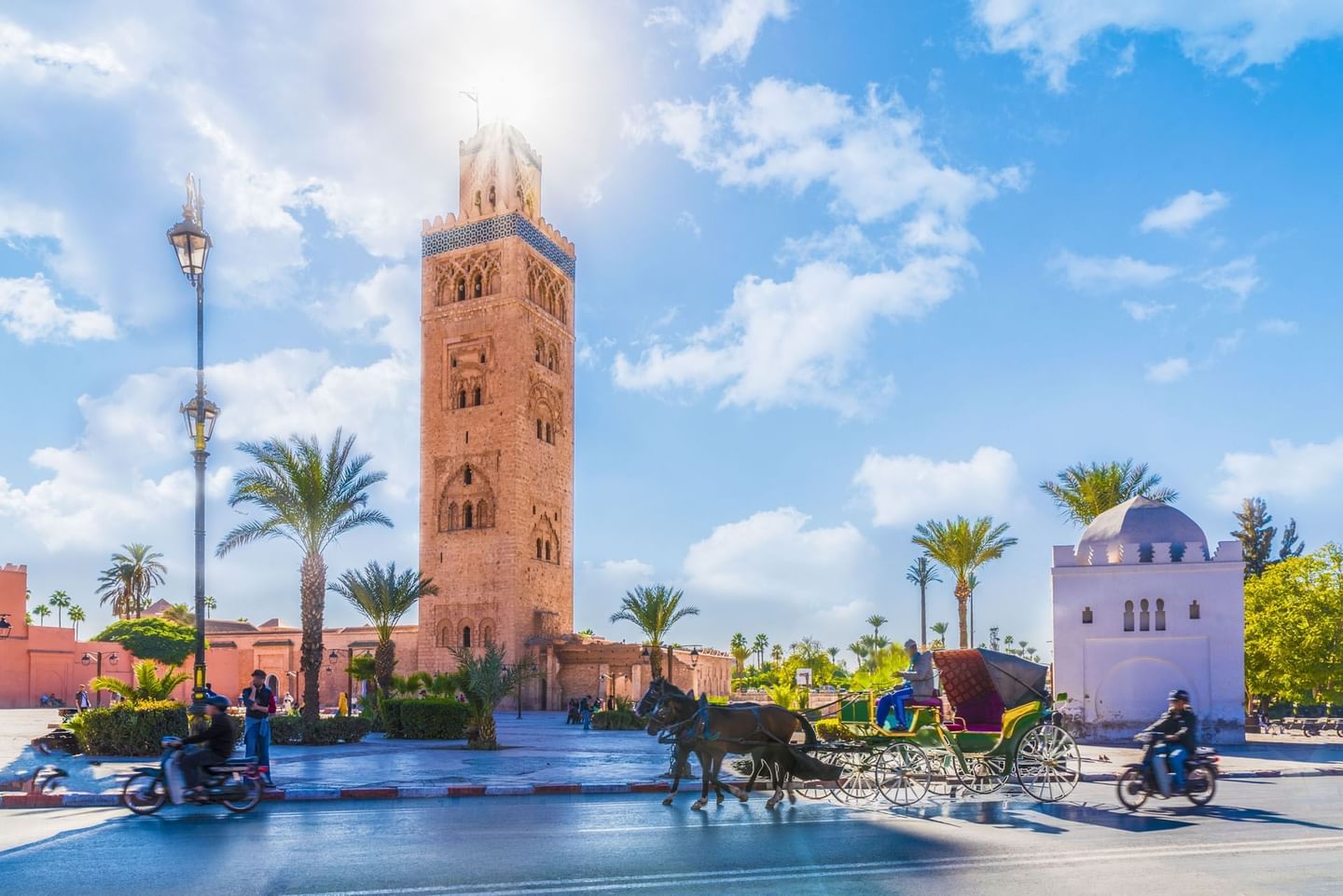 Location of Kenzi Tower Hotel in central Casablanca, Morocco