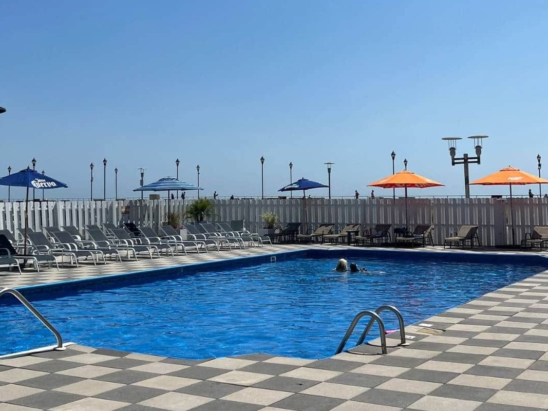 Pool Deck at the Berkeley Oceanfront Hotel Asbury Park