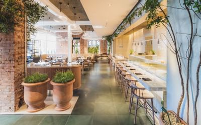 Table Layout Bloomsbury Street Kitchen