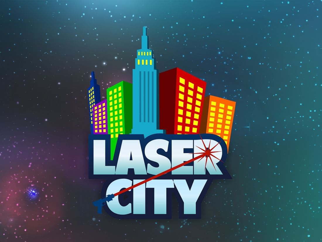 Laser City poster used at Hotel Clique Calgary Airport
