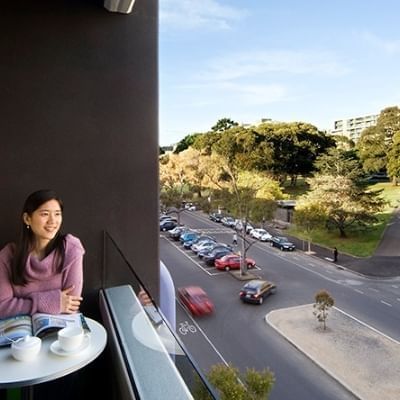 D1 Apartment balcony