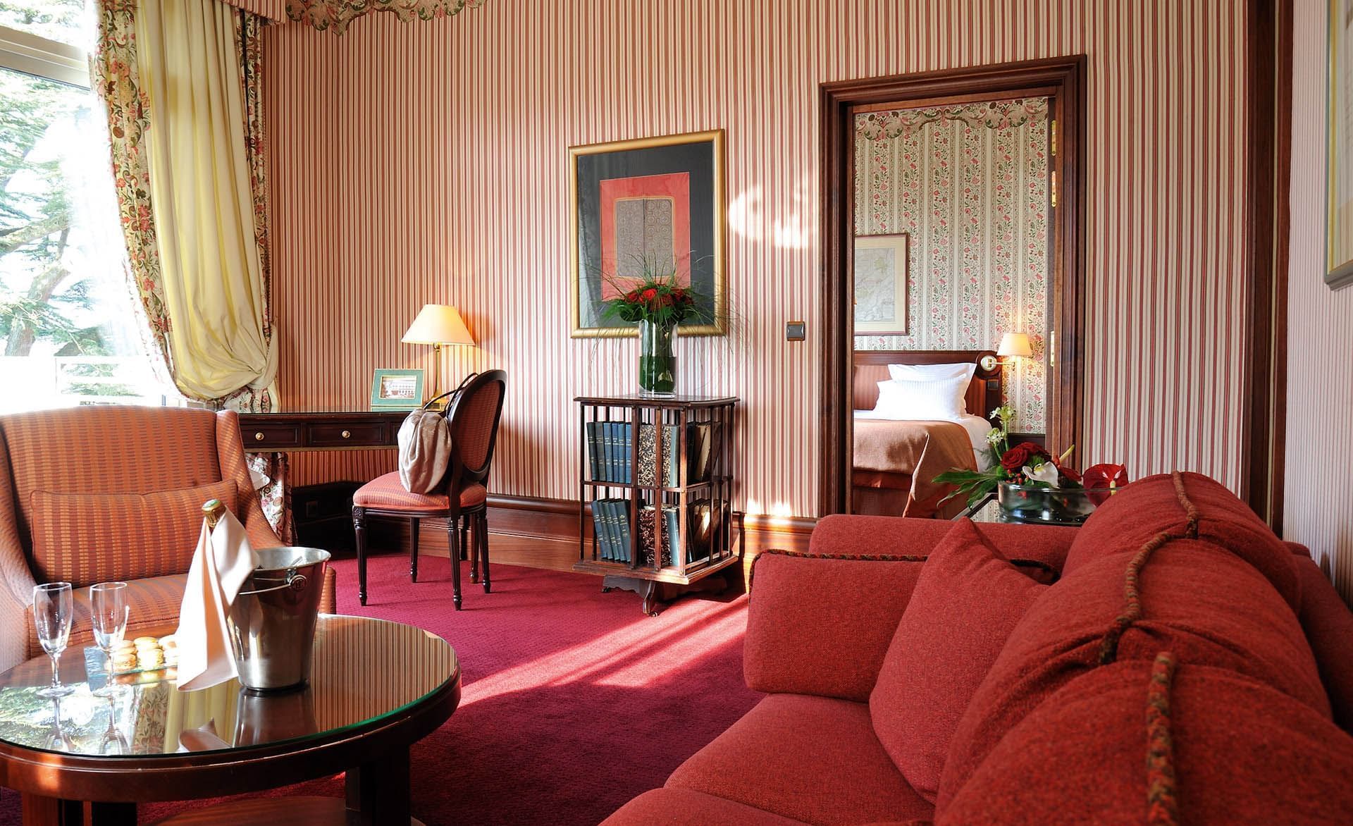 Junior Suite at Domaine de Divonne Hotel in Divonne-les-Bains