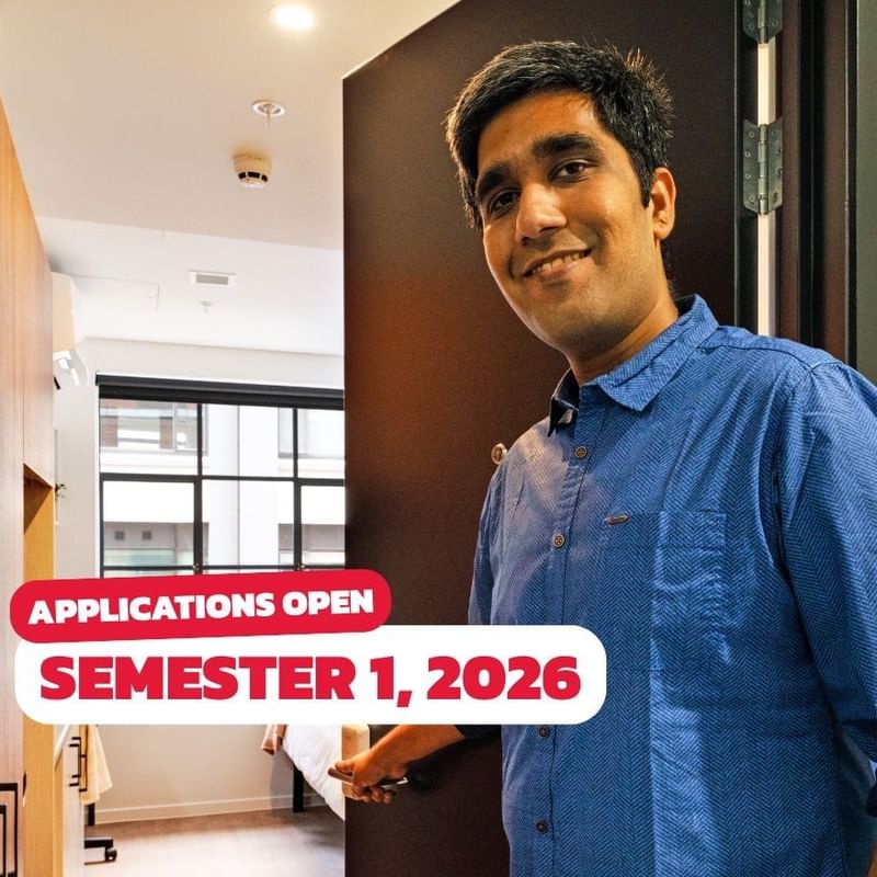Book your room now for Semester 1 2026 at UniLodge Auckland Central. 