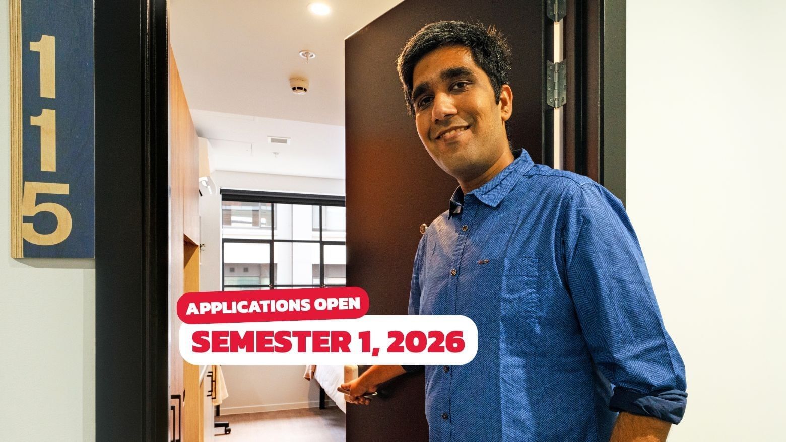 Book your room now for Semester 1 2026 at UniLodge Auckland Central. 