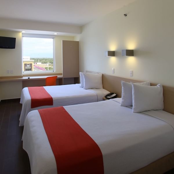 Interior of Superior Two Double Room at One Hotels