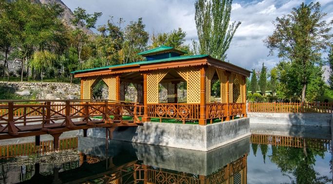 View of the Hotel Gazebo at Gilgit Serena Hotel