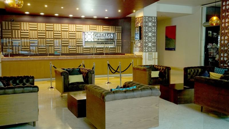 Reception area at Gamma Xalapa Nubara Gamma Hotels