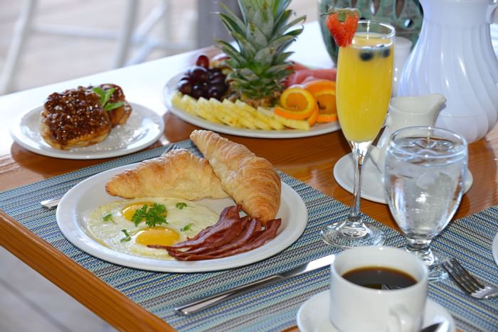 Morning meal in Calabash Beach Bistro at Bougainvillea Barbados