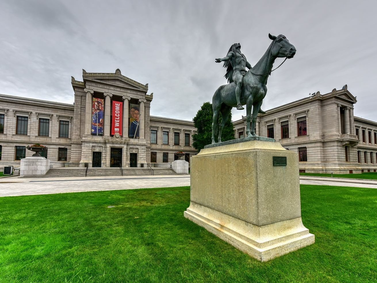 Exterior of Boston Museum of Fine Arts near The Godfrey Hotel