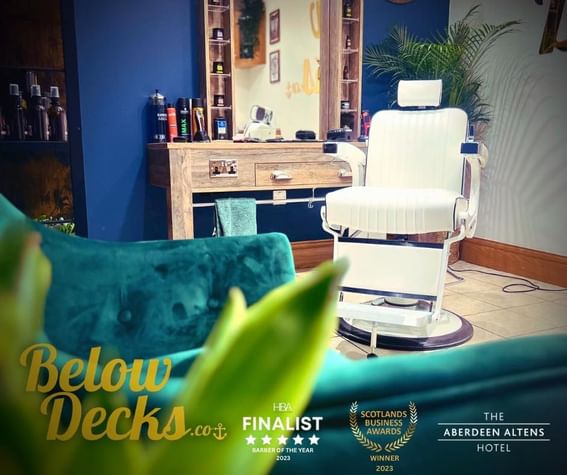 Below decks at The Aberdeen Altens Hotel