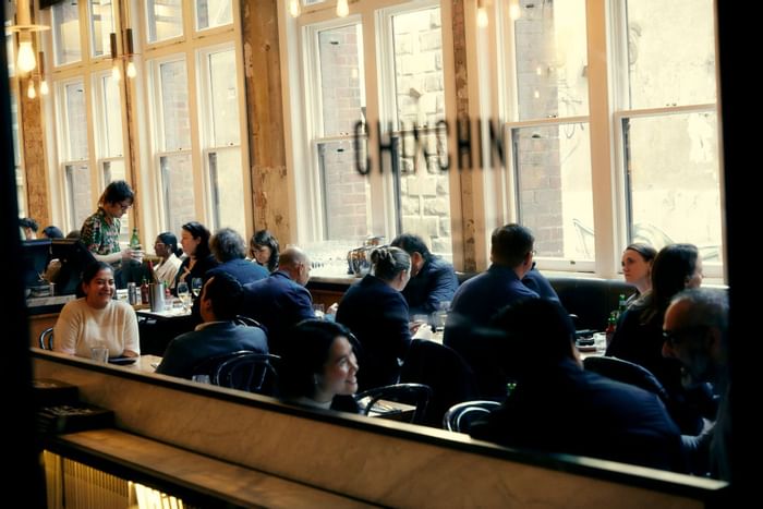 People dining at Chin Chin near The Kinson
