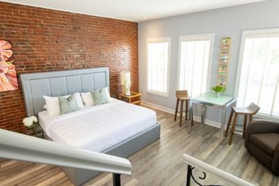 High angle shot of Premiere Loft Town & Country at Retro Suites