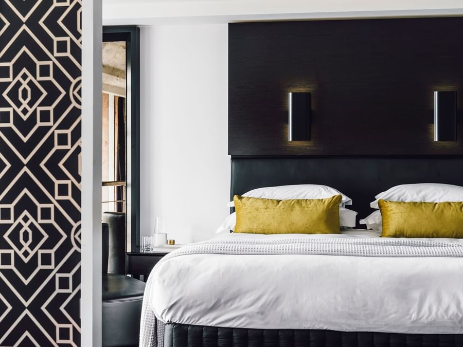 Elegant bedroom in Gold Penthouse at The Como Melbourne