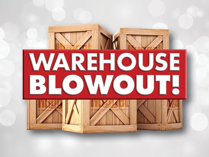 Warehouse Blowout Promo Logo