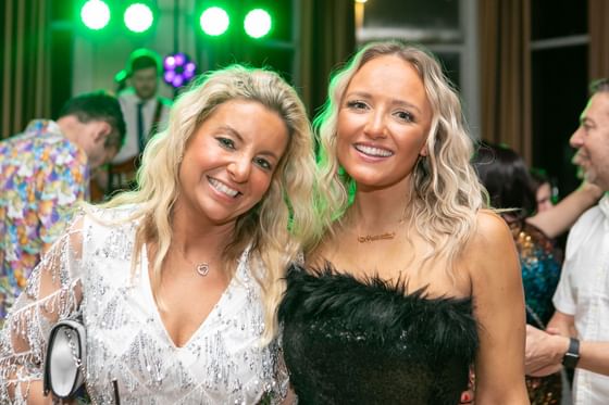 Ladies having smile in party at The Imperial Hotel Blackpool