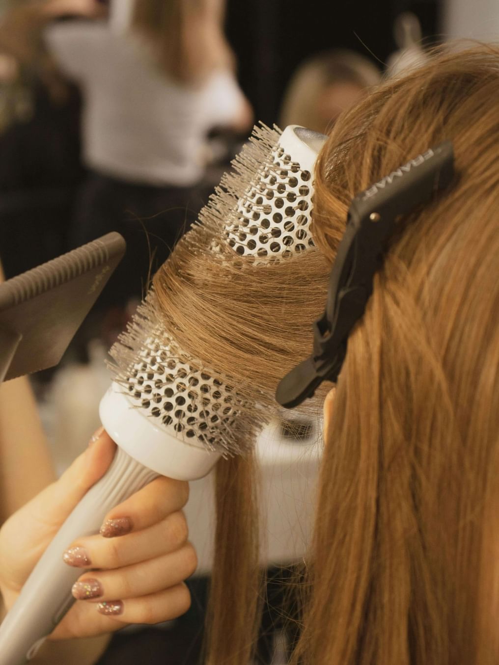 close up of blow dry