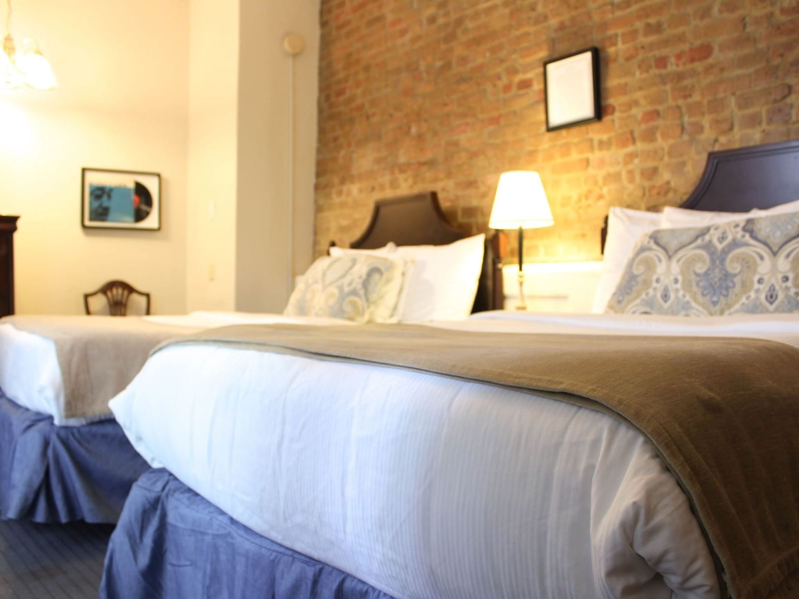 Classic Two Queen Beds Room with two beds at Hotel St. Pierre