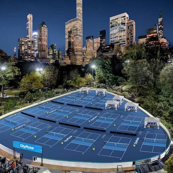 Pickle Ball Courts in Central Park Wollman Rink NYC