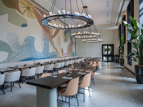 Dining area of the Donnersmarkt Restaurant at Almanac Palais Vienna featuring Vienna hotel offers