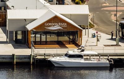 The Sophia Vessel parked by The Gordon River Cruise