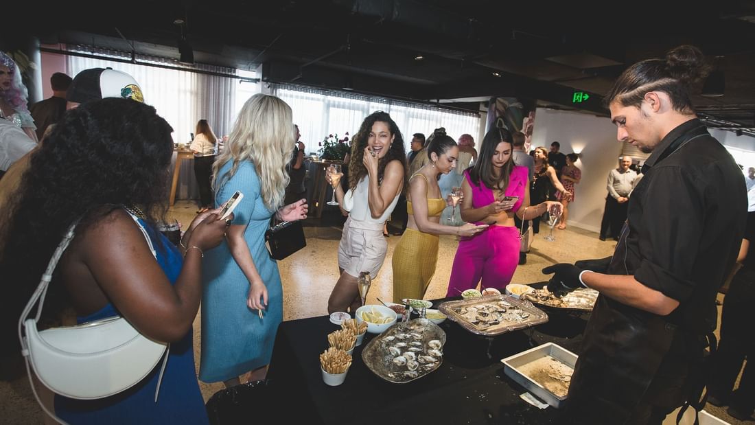 Ladies dining at New year's eve at Pullman Melbourne City