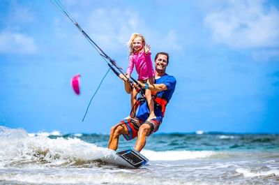 Family Kitesurfing at Goodwinds Water Sports