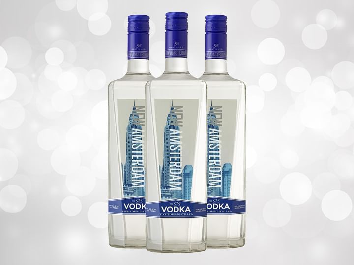 Bottles of New Amsterdam Vodka
