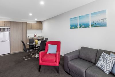 Interior of 1 Bedroom Superior Apartment at Nesuto Hotels