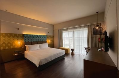 Interior of Heritage Room with king bed at Hotel Maya Kuala Lumpur City Centre